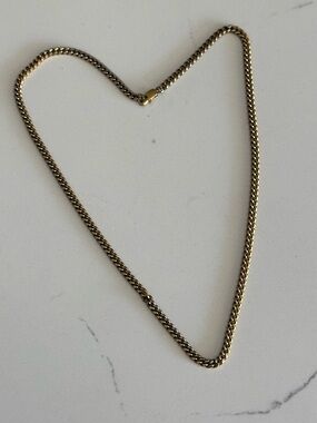 Micro Cuban Chain in Yellow Gold- 3mm 20”